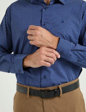 Camisa de vestir Pierre Cardin de algodón manga larga para hombre
