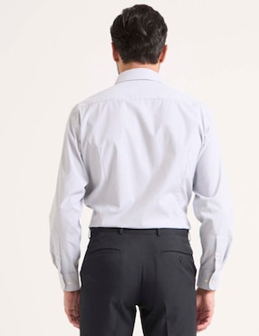 Camisa de vestir Pierre Cardin manga larga para hombre