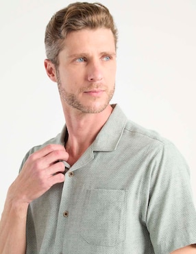 Camisa casual Gianfranco Dunna manga corta para hombre