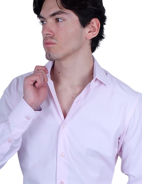Camisa formal Parllieni manga larga para hombre