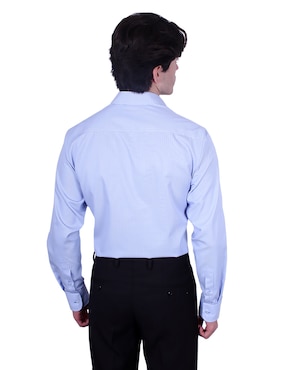 Camisa formal Parllieni manga larga para hombre