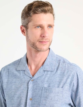 Camisa casual Gianfranco Dunna manga corta para hombre