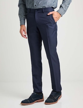 Pantalón business casual de vestir slim Gianfranco Dunna de algodón para hombre