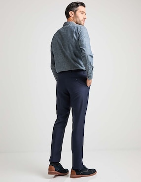 Pantalón business casual de vestir slim Gianfranco Dunna de algodón para hombre
