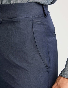 Pantalón business casual de vestir slim Gianfranco Dunna de algodón para hombre