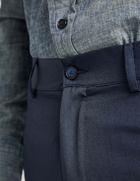 Pantalón business casual de vestir slim Gianfranco Dunna de algodón para hombre