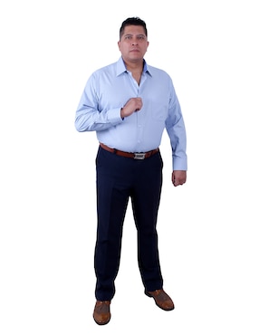 Camisa de vestir Parllieni manga larga para hombre
