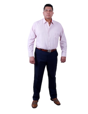 Camisa de vestir Parllieni manga larga para hombre