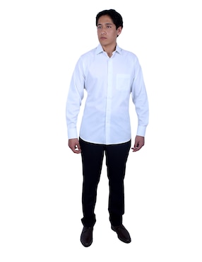 Camisa de vestir Parllieni manga larga para hombre