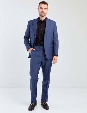 Camisa business casual Parllieni manga larga para hombre