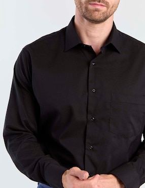 Camisa business casual Parllieni manga larga para hombre