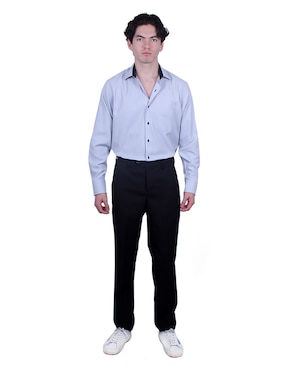 Camisa formal Parllieni manga larga para hombre