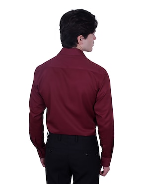 Camisa formal Parllieni manga larga para hombre