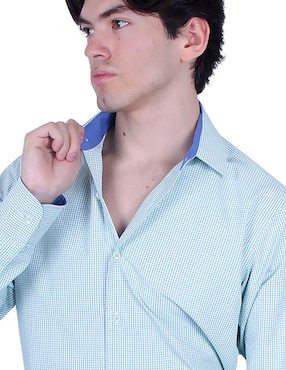 Camisa formal Parllieni manga larga para hombre