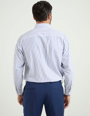 Camisa de vestir Pierre Cardin manga larga para hombre