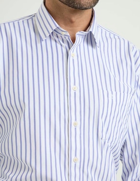 Camisa de vestir Pierre Cardin manga larga para hombre