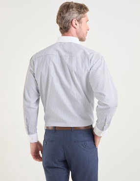 Camisa de vestir Pierre Cardin manga larga para hombre