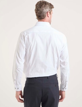 Camisa de vestir Pierre Cardin manga larga para hombre