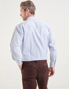 Camisa de vestir Pierre Cardin de algodón manga larga para hombre