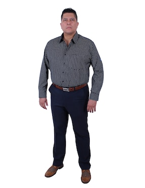 Camisa de vestir Parllieni manga larga para hombre