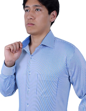 Camisa de vestir Parllieni manga larga para hombre