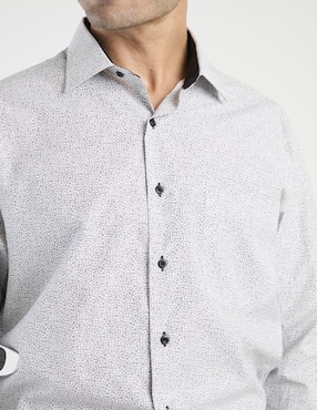 Camisa de vestir Parllieni manga larga para hombre