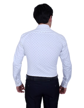Camisa de vestir Parllieni manga larga para hombre