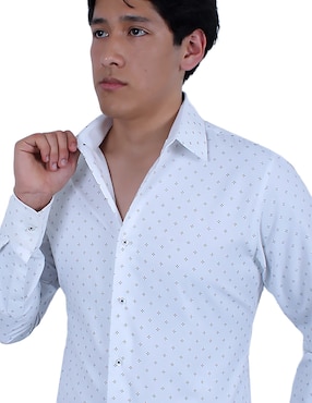 Camisa de vestir Parllieni manga larga para hombre
