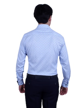 Camisa de vestir Parllieni manga larga para hombre