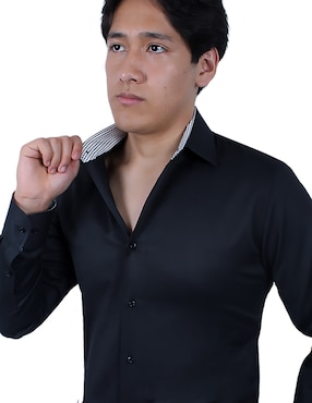 Camisa de vestir Parllieni manga larga para hombre