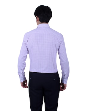 Camisa de vestir Parllieni manga larga para hombre