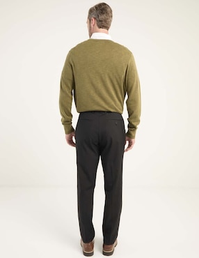 Pantalón de vestir recto Gianfranco Dunna de algodón para hombre