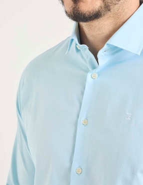 Camisa casual Pierre Cardin manga larga para hombre