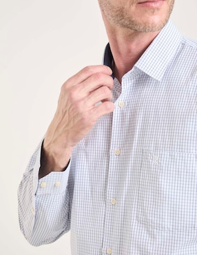 Camisa de vestir Pierre Cardin manga larga para hombre
