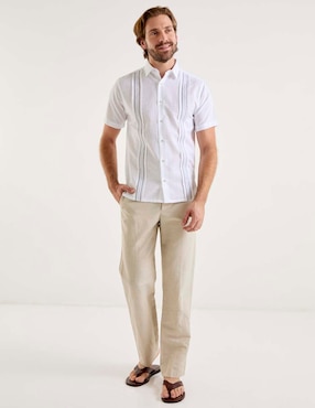 Camisa casual Gianfranco Dunna manga corta para hombre