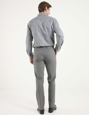 Pantalón recto Contempo de algodón para hombre