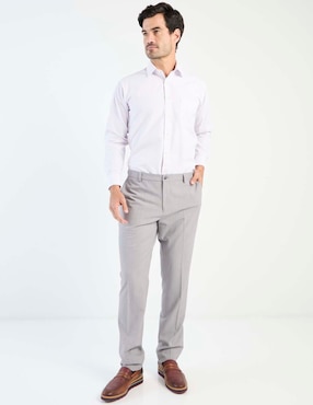 Camisa de vestir Pierre Cardin manga larga para hombre