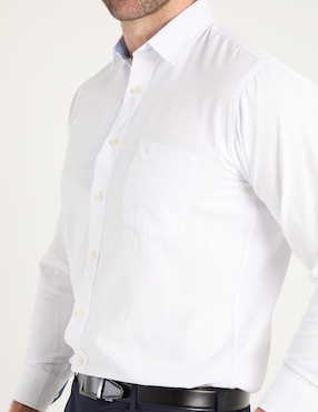 Camisa de vestir Pierre Cardin manga larga para hombre