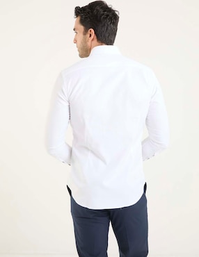Camisa de vestir Pierre Cardin manga larga para hombre
