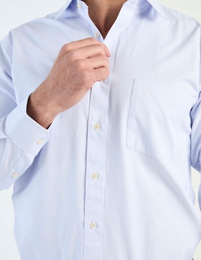 Camisa de vestir Pierre Cardin manga larga para hombre
