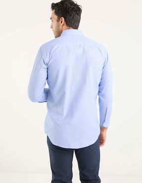 Camisa de vestir Pierre Cardin manga larga para hombre