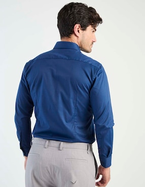 Camisa de vestir Pierre Cardin manga larga para hombre