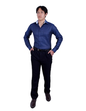Camisa de vestir Parllieni manga larga para hombre