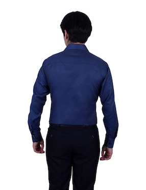 Camisa de vestir Parllieni manga larga para hombre