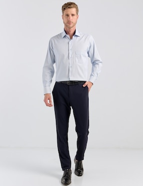 Camisa formal Parllieni manga larga para hombre
