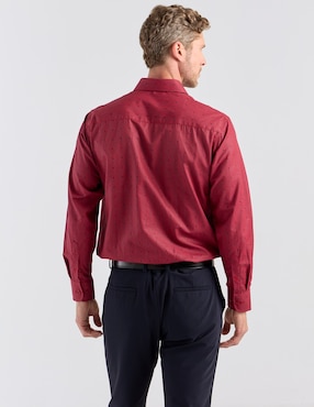 Camisa de vestir Parllieni manga larga para hombre