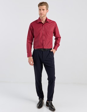 Camisa de vestir Parllieni manga larga para hombre