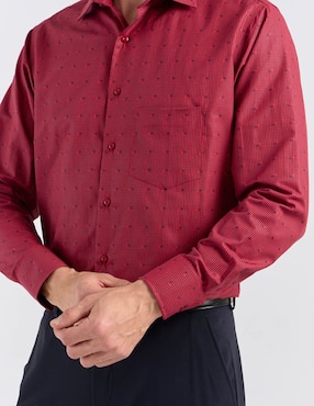 Camisa de vestir Parllieni manga larga para hombre