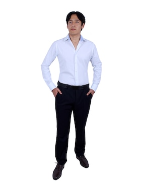 Camisa de vestir Parllieni manga larga para hombre