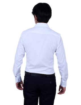 Camisa de vestir Parllieni manga larga para hombre